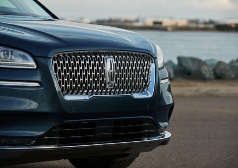 The grille of a 2022 Lincoln Corsair is shown | Evergreen Lincoln in Issaquah WA