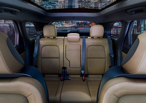 The spaciousness of the second row of the 2023 Lincoln Corsair® SUV is shown. | Evergreen Lincoln in Issaquah WA