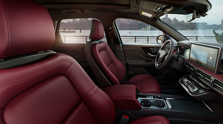 The available Perfect Position front seats in the 2024 Lincoln Corsair® SUV are shown. | Evergreen Lincoln in Issaquah WA