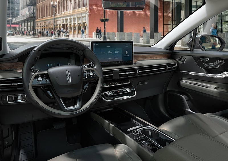 The interior dashboard of 2024 Lincoln Corsair® SUV is shown here. | Evergreen Lincoln in Issaquah WA